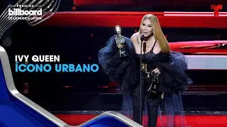 Ivy Queen gana el premio Billboard Ícono y lo dedica a su hija | Premios Billboard 2023