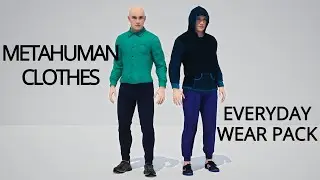 Metahuman Clothes Everyday wear Pack Пак одежды Метахъюмен