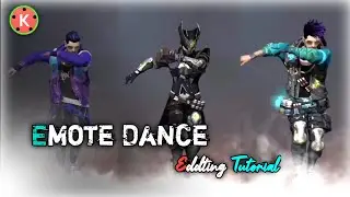 How To Record And Edit Emote Dance ||FREE FIRE EMOTE DANCE Eddting⚡|| Using  Kinemaster 🔥#EmoteDance