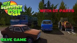 [2024] SAVE GAME - GT PARTS, BLUE VAN, GIFU - STOCK & NO INSPECTION - My Summer Car 