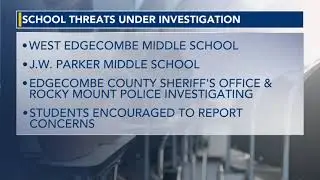 School threats under investigation