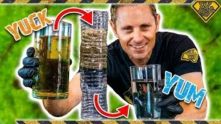 DIY: Make Swamp Water Drinkable! King Of Random Dives Into How To Make A Homemade DIY Water Filter