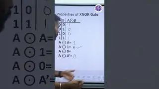 XNOR 🔘 Gate Properties #digitalelectronics #computer #cbse #gatesmashers #shorts #ytshorts