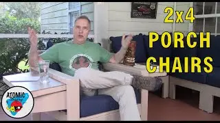 2x4 Porch Chairs - Simple Cheap Lounging