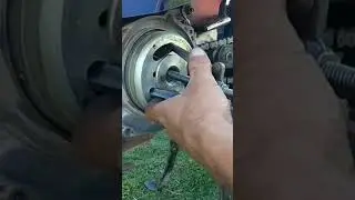 Removing magnetic motorcycle steering wheel #shorts