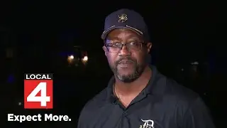 Detroit police Deputy Chief Arnold Williams talks barricaded gunman situation