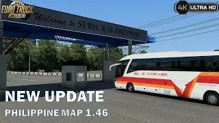 ETS2 Victory Liner Bus Trip to Subic Zambales | NEW PHILIPPINE MAP UPDATE 1.46