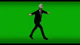 3d male construction engineer animated on green screen talking walking and working in chroma key