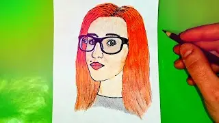 Как нарисовать ПОРТРЕТ ДЕВУШКИ? How to draw a girl