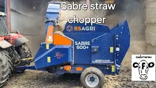 RS Agri Sabre 600+ straw chopper demo