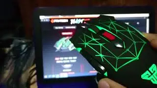 Fantech X7 Blast LED Gaming Mouse Unboxing Review and What it looks like in the Dark