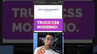 ✅ TRUCO CSS - TEXTO RESPONSIVE SIN MEDIAQUERIES