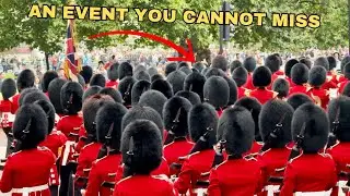 UNEXPECTED FAST EXIT FROM BARRACKS ENTER A SEA OF KING’S MEN INTO BUCKINGHAM PALACE