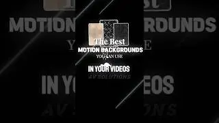 Best Motion Backgrounds for Youtube Videos and Instagram Reels #motionbackground