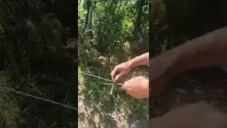 an easy way to tighten a rope