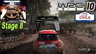 WRC 10 Rally Chile Stage 8 | Skoda Fabia Rally2 | P37 | Thrustmaster