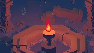 Procedural Pixel Art Fire