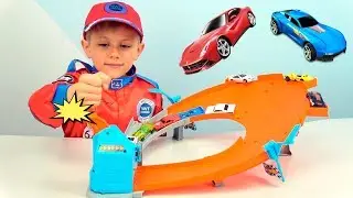 Трек ХотВилс  ДРИФТ МАСТЕР ЧЕМПИОН! Hot Wheels DRIFT MASTER CHAMPION