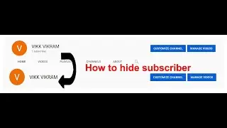 how to hide subscribers on youtube l how to hide subscribers on youtube on computer