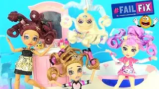 FAILFIX DOLLS от Moose Toys Куклы жертвы видео с лайфхаками! Color 'N' Style Makeover