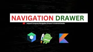 how to create navigation drawer with jetpack compose using Kotlin |custom navigation drawer jetpack