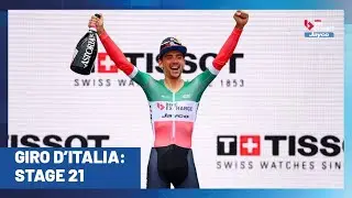 HAPPY ENDING | MATTEO SOBRERO WINS 2022 GIRO DITALIA - STAGE 21