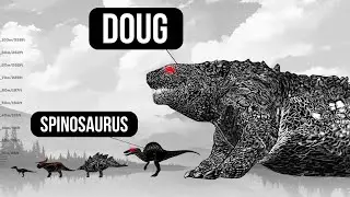 Doug vs Jurassic World Dinosaurs | Size Comparison