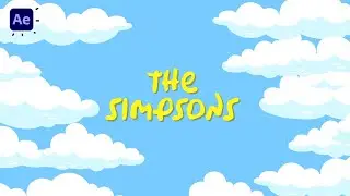 Clouds Animation Simpsons Style in After Effects Tutorials