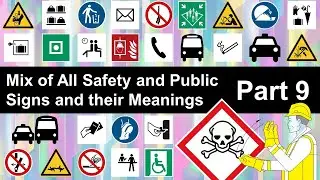 Mix of All Safety and Public Signs with their Meanings - Part 9