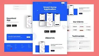 Build & Deploy a SmartHome Website with HTML CSS & JavaScript 2023