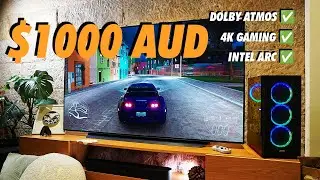 The Budget Home Theatre Gaming PC | Dolby Atmos ✅| Sonos ✅ | 4K ✅ ft Intel ARC!