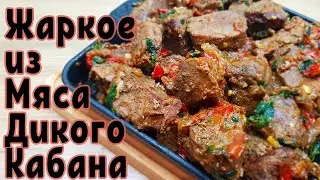 Жаркое дикого кабана | Мясо дикого кабана с овощами