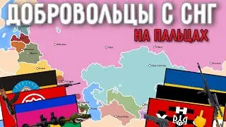 СНГ добровольцы в недавних конфликтах на пальцах