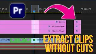 Extract Clips In Premiere Pro 2022 #shorts #premierepro