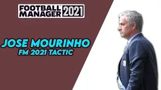 FM21 Jose Mourinho Tactic ( Tactical Analysis ) | Football Manager 2021