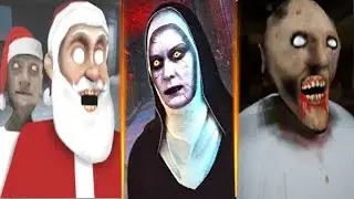 Santa Granny vs Scary Granny Nun Games vs The Nun Simulator House | Horror Games ANDROID/IOS