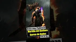 Análisis de Armas Épicas en God of War: Martillo del Bárbaro vs. Garras de Hades  #godofwar3