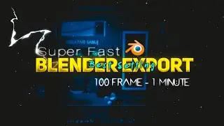 How To Export Blender Video Super Fast 🔥| Blender Best Secret Export setting | Blender Tutorial 🖥