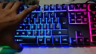 Unboxing Review Fantech Fighter K611L LED Backlit Gaming Keyboard