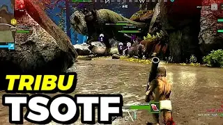 BATALLA CAMPAL en ARK TSOTF - Alone ARK