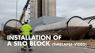 Installing 12 silo blocks in half a day !