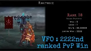 VFO : 2222nd ranked PvP Win