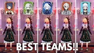 Best Burning Teams for C0 Emilie!! Genshin Impact