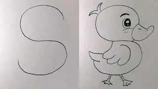 S=DUCK! How to Turn Letter 