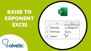 RAISE to EXPONENT EXCEL ✅