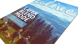 How to create magazine cover in Photoshop | Alive