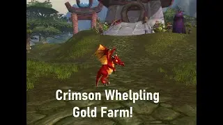 WoW Shadowlands 9.2.5 - This Semi-AFK Gold Farm is 30K/HR! Crimson Whelpling Gold Farm Guide!