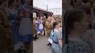 Ретропоезд "Воинский Эшелон" прибыл в Волгоград