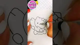 Easy DRAWING/HELLO KITTY /Cute Drawing