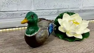 УТКА из ВАТЫ. Как сделать УТКУ. DUCK. BIRD. DIY.